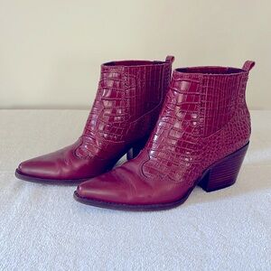 Sam Edelman Western Ankle Boots